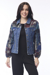 Benin Denim Jacket - Multi