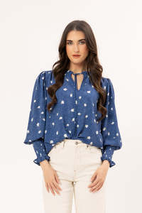 Byron Blouse - Scattered Bloom