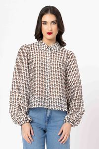 Shirts: Valentina Blouse - Mint Chocolate