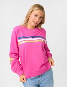 Stella And Gemma: Essential Sweatshirt - Cerise