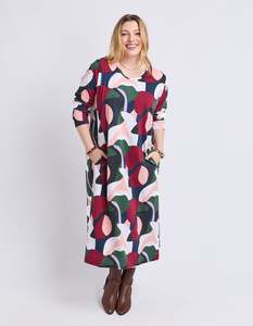 Ronja Dress - Abstract Print