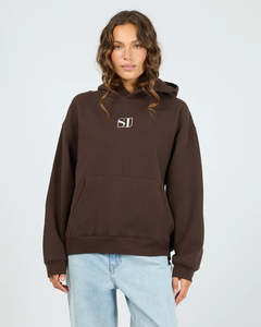 Sweats Hoodies: Silent Luxe Hoodie - Chocolate