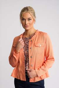Larger Sizes: Sawyer Jacket - Apricot