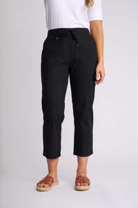 Henley 7/8 Pull On Pants - Black