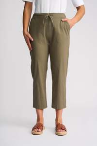 Henley 7/8 Pull On Pants - Army