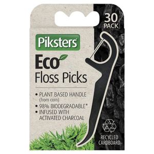 Products: Piksters Eco Charcoal Floss Picks