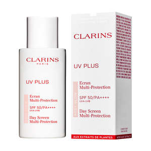 Make Up: Clarins UV Plus Anti-Pollution Tinted Sunscreen SPF 50 Rosy Glow 娇韵诗粉色隔离防晒50ml