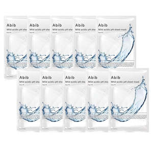 Masks Peels: Abib Mild Acidic pH Sheet Mask Aqua Fit 10 Sheets 水库面膜10片