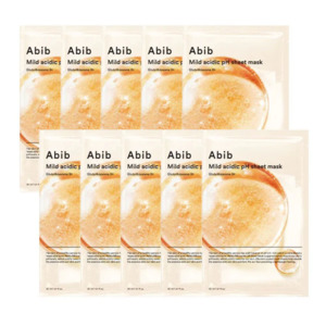 Masks Peels: Abib Mild Acidic pH Sheet Mask 10sheets 谷胱甘肽面膜10片