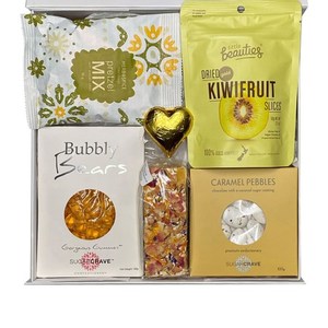 Products: Small Yellow Gourmet Gift Box