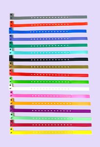 Tri-Laminate (Plastic) Wristbands - Allcard Services NZ