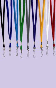 12mm Woven Tape Lanyard with a Swivel Clip - Allcard Services NZ