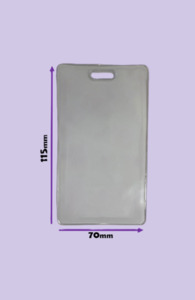 Large Heavy Duty Plastic (P115x70mm) - Allcard Services NZ