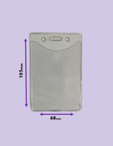 Portrait Plastic Pouches (P105x68) - Allcard Services NZ