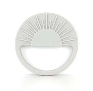 Alle Ana Sun Silicone Teether - Light Grey