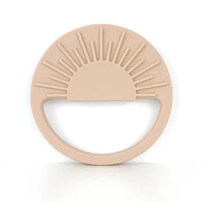 Alle Ana Sun Silicone Teether - Beige