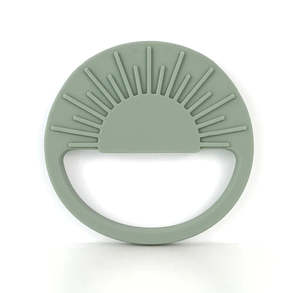 Alle Ana Sun Silicone Teether - Sage