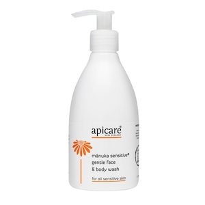 Products: Apicare Manuka Sensitive Face & Body Wash 500mL
