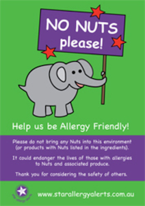 Products: NO NUTS Please Poster