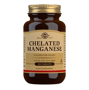 Solgar Chelated Manganese Tablets 100