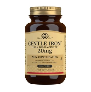 Solgar Gentle Iron 20MG 30 Capsules