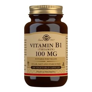 Solgar Vitamin B1 (Thiamine) 100Mg 100 vegecaps