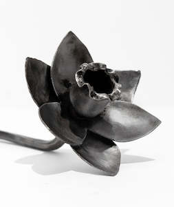 Forever Flowers: Steel Daffodil Sculpture