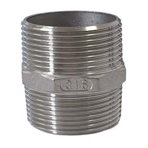 Stainless Steel Fittings: Stainless Steel Hex Nipple