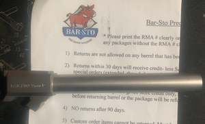 Parts And Accessories: Bar-Sto XDM 9mm drop in barrel