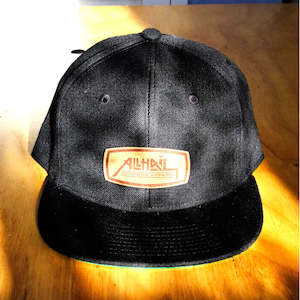Mens Clothing: Snapback Cap - Angles - Black