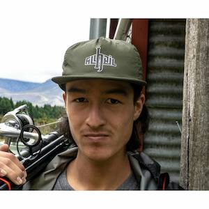 Nylon Cap - Emblem - Army