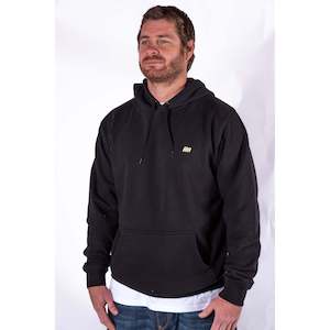 Hoodie  - Essential Range - Black- Standard Fit