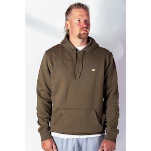 Mens Hoodies And Crew Neck Sweatshirts: Hoodie  - Essential Range - Army - Standard Fit