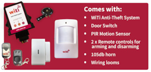 Security: WiTi Anti Theft System with Intrusion Detection