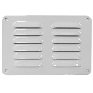 Hardware: Louvered Vent 150mm x 100mm White