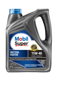 Cartons: Mobil Super Friction Fighter 15W-40