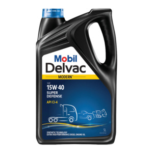 Engine Oil: Mobil Delvac Modern 15W-40 Super Defense