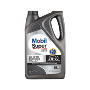 Engine Oil: Mobil Super 3000 X1 Formula FE 5W-30 - Synthetic Engine Oil