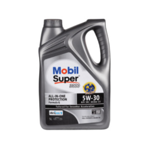 Engine Oil: Mobil Super 3000 Formula G 5W-30 - Engine Oil