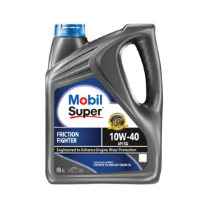 Mobil Super%E2%84%A2: Mobil Super Friction Fighter 10W-40 - Synthetic Engine Oil 4LT