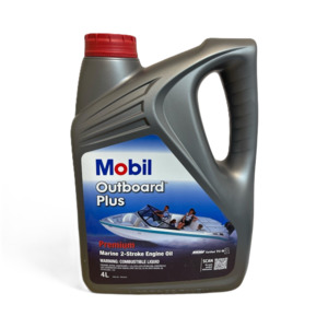 Mobil Outboard Plus - Two-Stroke Outboard Engine Oil 4LT