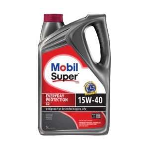 Mobil Super 1000 X2 15W-40 - Mineral Engine Oil 5LT