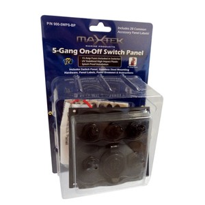 Maxtek 5 Way Panel With Power Socket