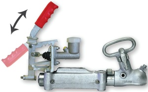 Products: Trojan Duofit Override hydraulic coupling, Spring dampened - 2500kg