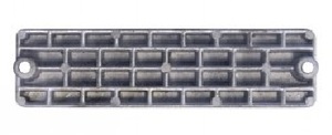 Mercury Type Waffle Plate Anode