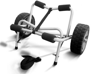 NZ Kayaker Folding Kayak Trolley with Zero Pressure Wheels
