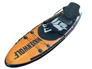 Waxenwolf Pioneer ISUP-YAK - Inflatable Paddleboard and Sit on top Kayak (10'6")