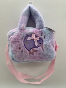 Products: Rainbow Plush Handbag Kiwi-00645 - all sortz