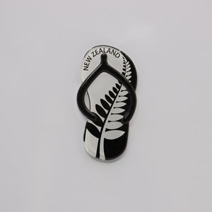 Jandal - Black/White Fern - all sortz