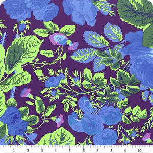 Philip Jacobs Wide Backing Gradi Floral - Purple
